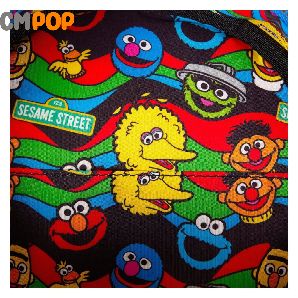 Sesame Street Lenticular Retro TV - Crossbody Bag - Loungefly Loungefly