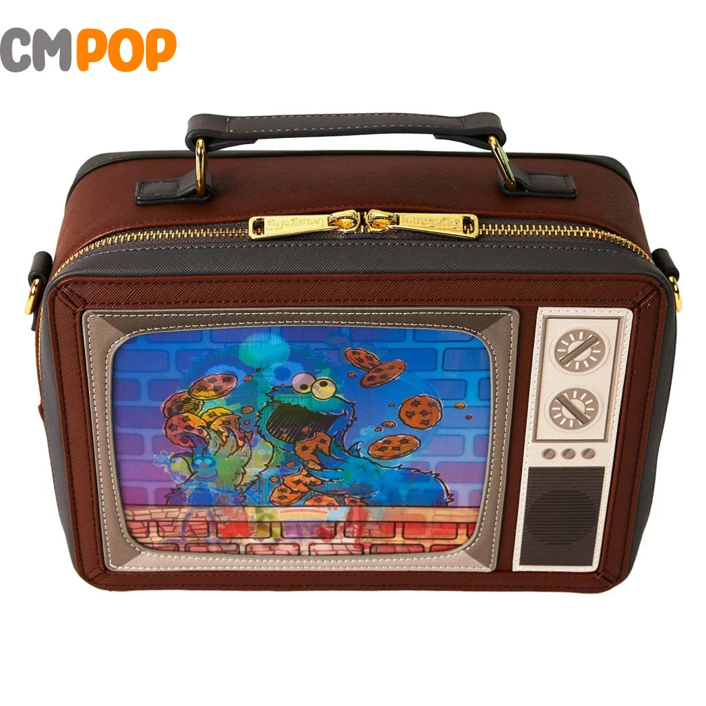 Sesame Street Lenticular Retro TV - Crossbody Bag - Loungefly Loungefly