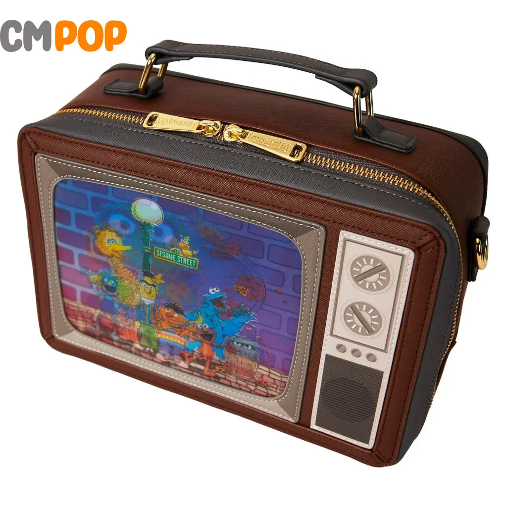Sesame Street Lenticular Retro TV - Crossbody Bag - Loungefly Loungefly