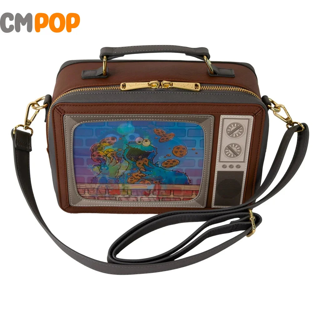 Sesame Street Lenticular Retro TV - Crossbody Bag - Loungefly Loungefly