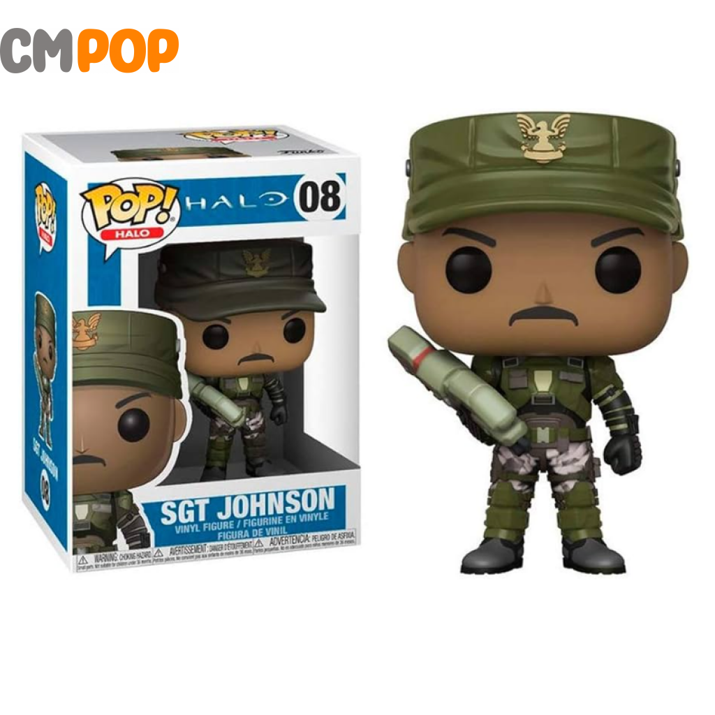 Sgt Johnson - #08 Funko Pop! Halo Pop