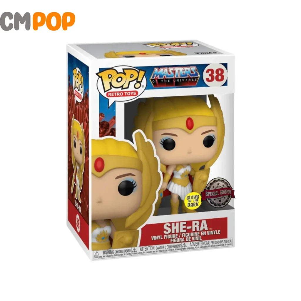 She-Ra - #38 Funko Pop! Retro Toys Masters Of The Universe Glows In The Dark Special Edition