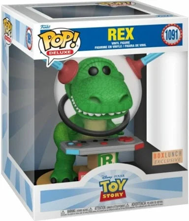 Rex- #1091 - Funko Pop! - Disney - Deluxe - Toy Story - Box Lunch Exclusive
