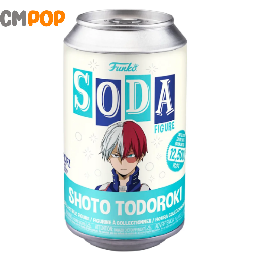 Shoto Todoroki - Funko Vinyl Soda 12 500 Pieces My Hero Academia Anime Chance Of Chase