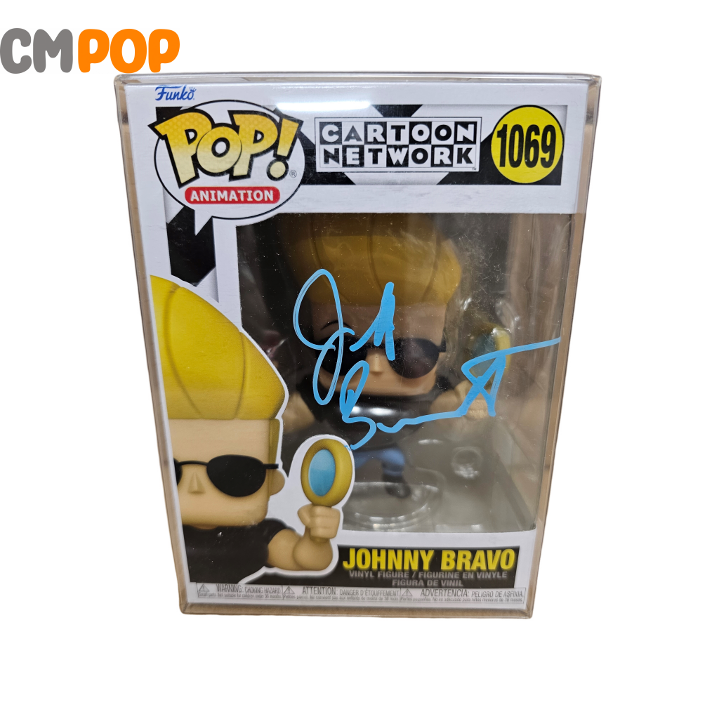 Signed Johnny Bravo Jsa Certified - #1069 Funko Pop! Cartoon Network Pop