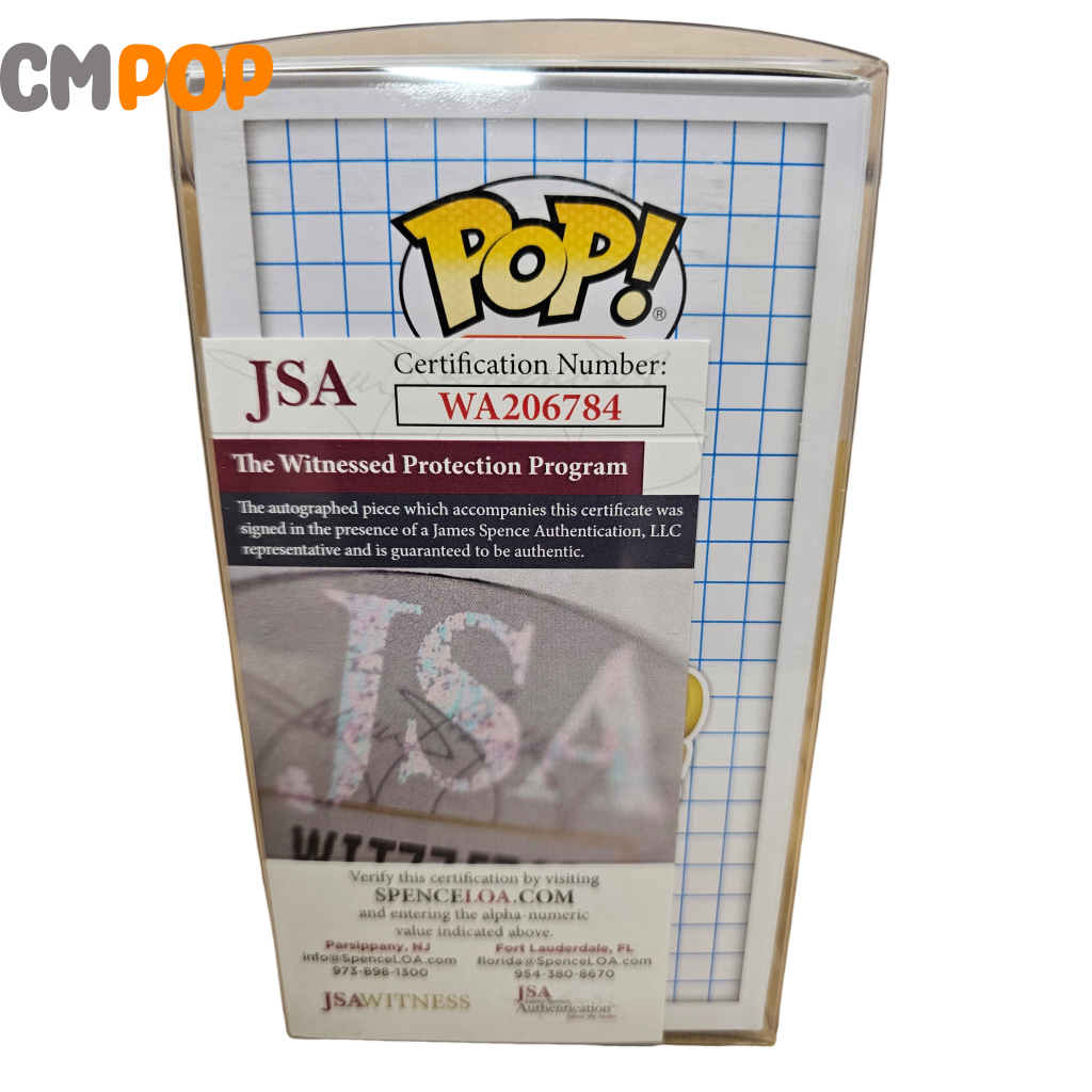 Signed Johnny Bravo Jsa Certified - #1069 Funko Pop! Cartoon Network Pop