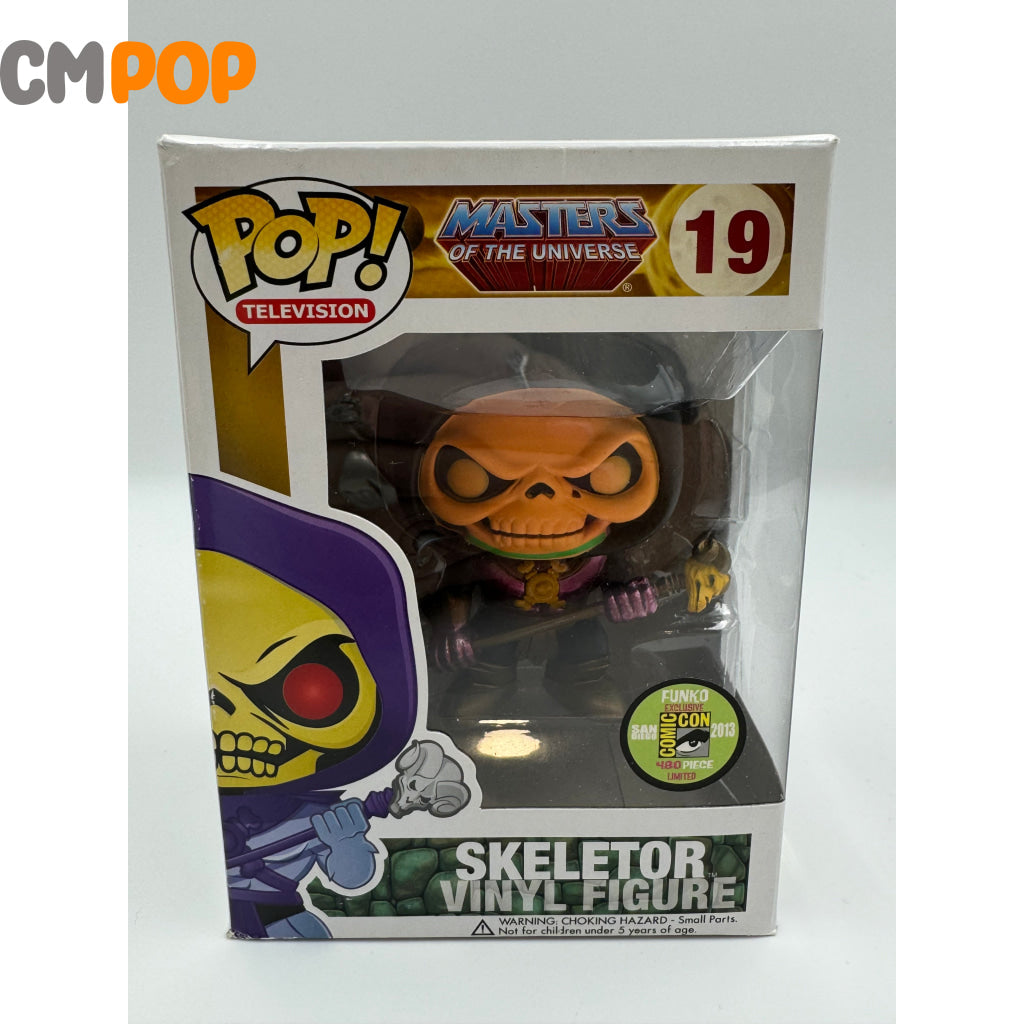 Skeletor - #19 Funko Pop! Television Masters Of The Universe Motu Sdcc Comic Exclusive 480 Piece