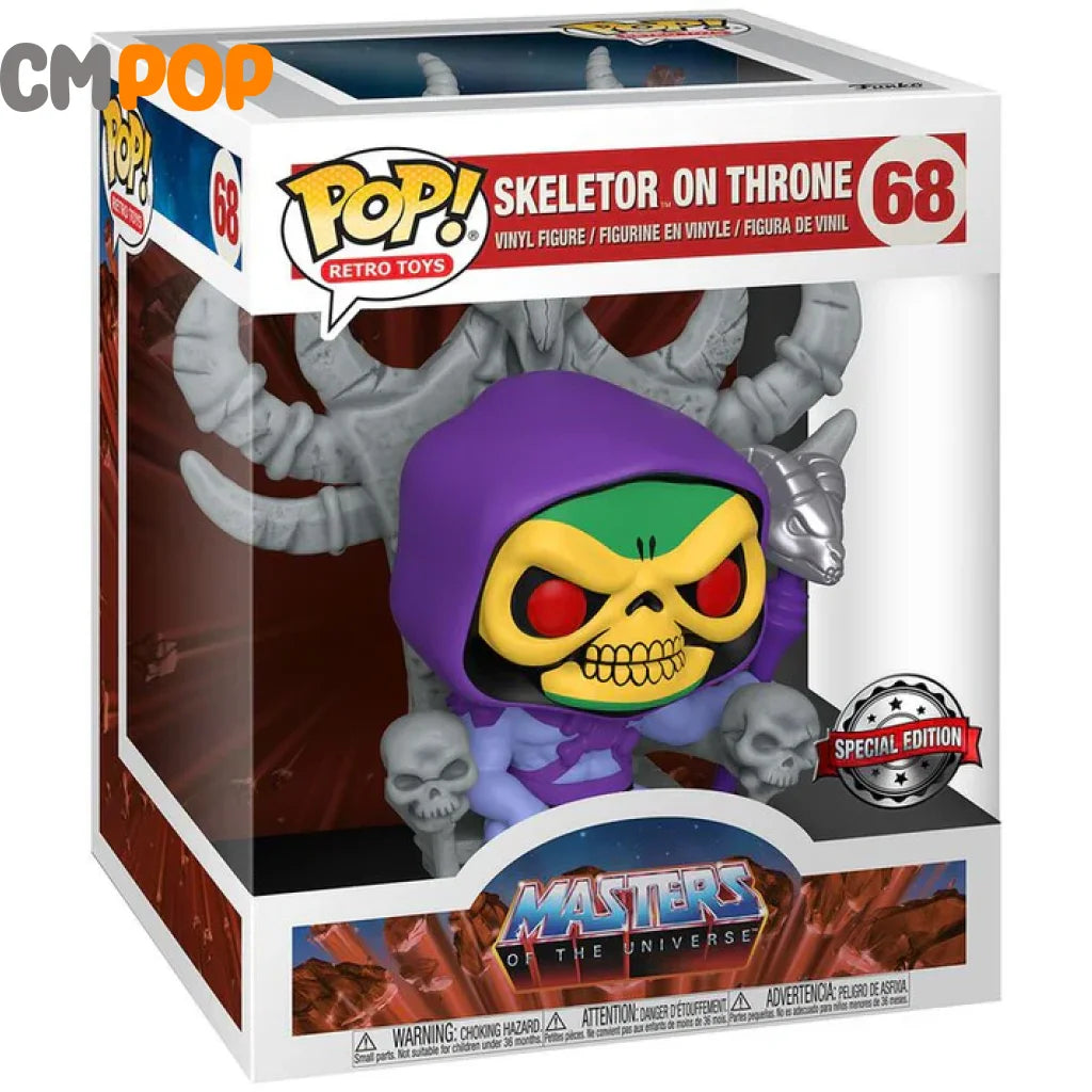 Skeletor On Throne - #68 Funko Pop! Retro Toys Masters Of The Universe Special Edition
