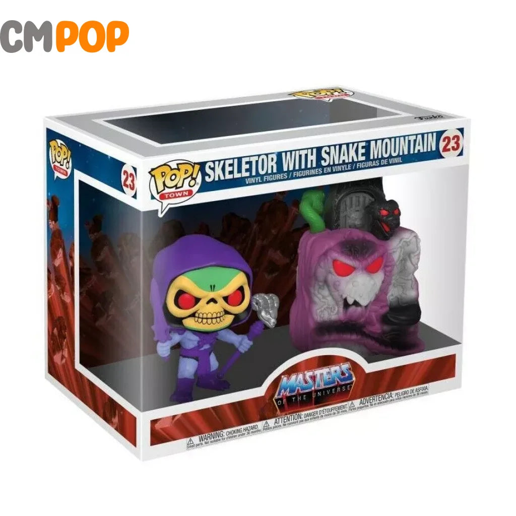 Skeletor With Snake Mountain - #23 Funko Pop! Town Masters Of The Universe