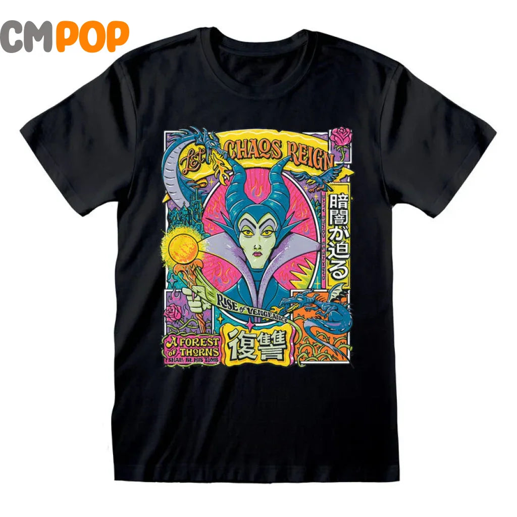 Sleeping Beauty - Maleficent Let Chaos Reign - T-Shirt