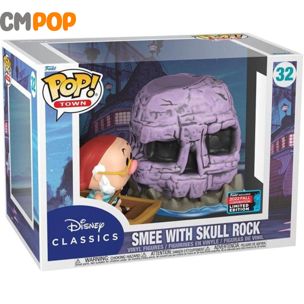 Smee With Skull Rock - #32 Funko Pop! Pop Deluxe Town Disney Peter Pan Exclusive 2022 Fall