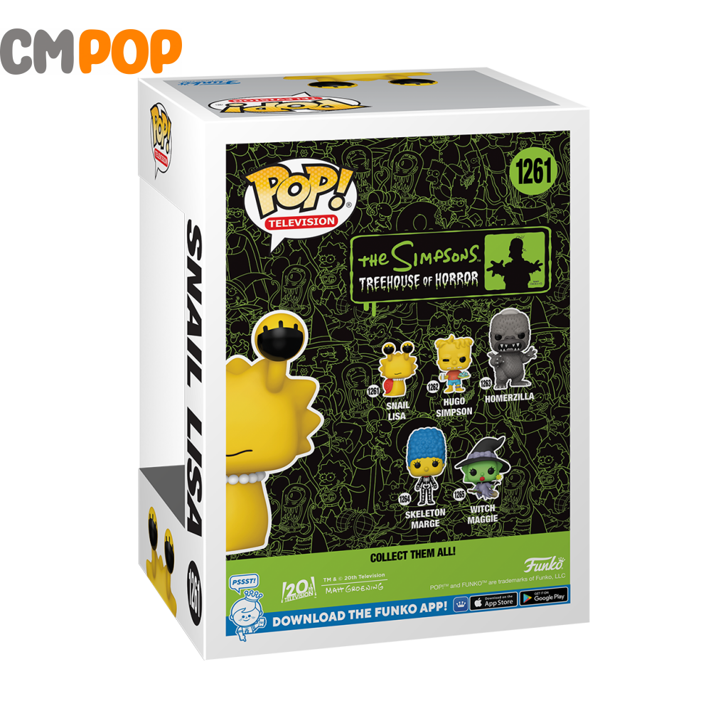 Snail Lisa - #1261 Funko Pop! The Simpsons Pop