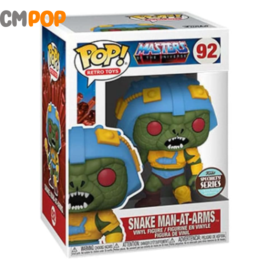 Snake Man At Arms - #92 Funko Pop! Motu Special Edition Exclusive Pop