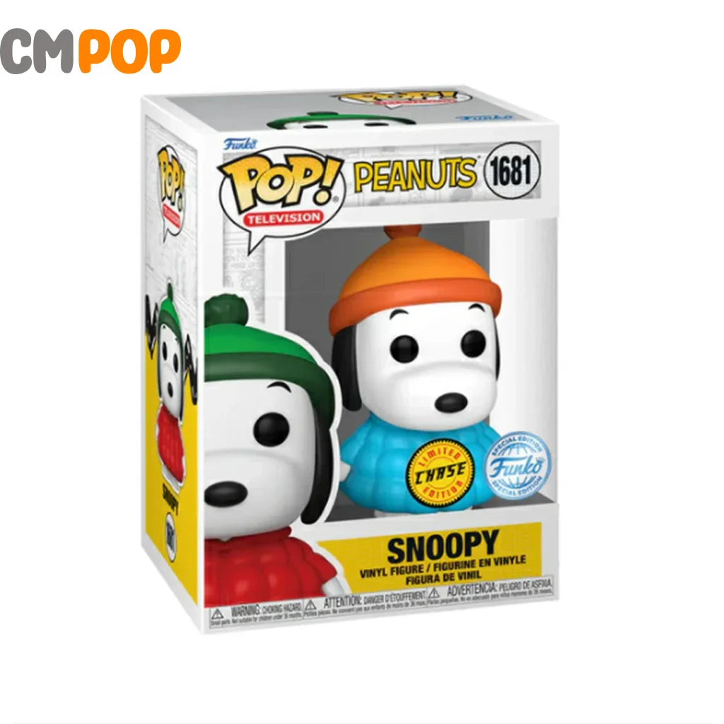 Snoopy- #1681 - Funko Pop! - Television - Peanuts - Limited Chase Edition Funko Pop