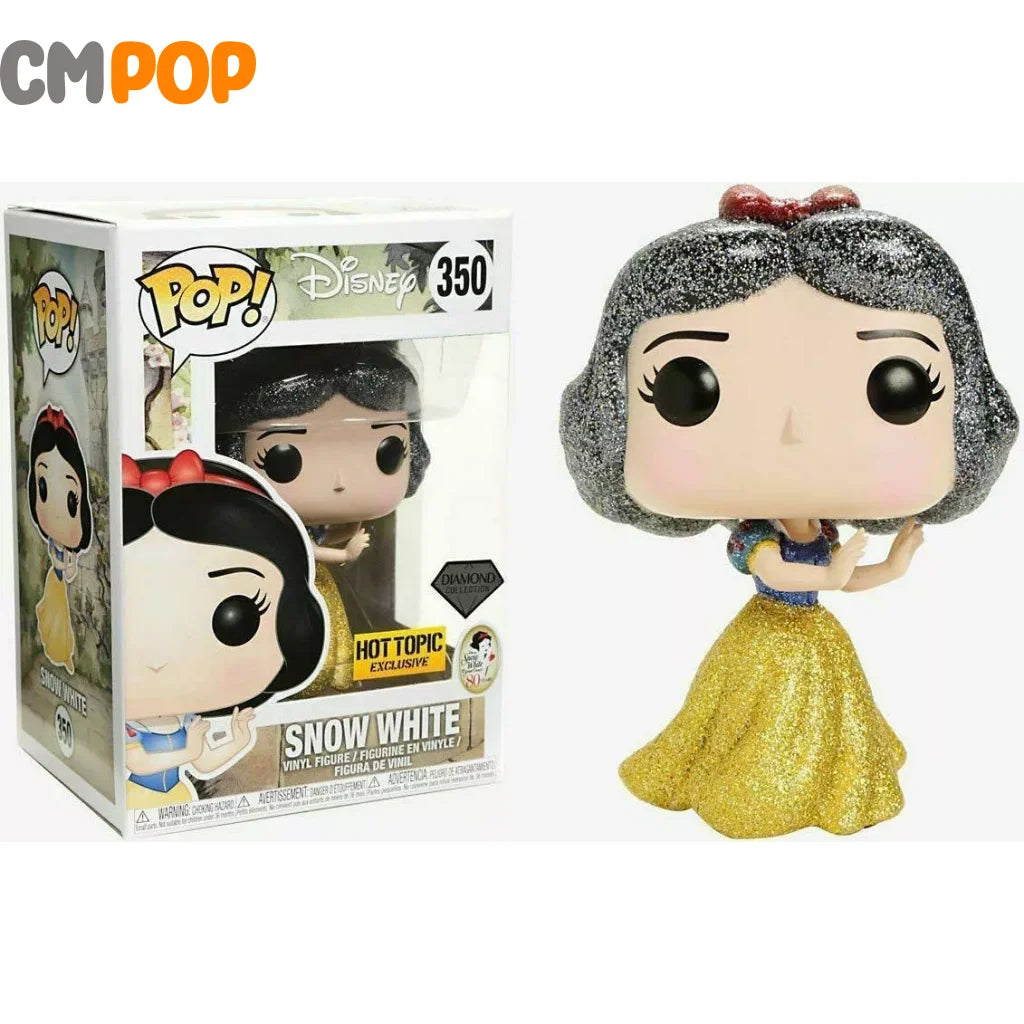 Snow White - #350 Funko Pop! Disney 80Th Diamond Collection Hot Topic Exclusive Pop