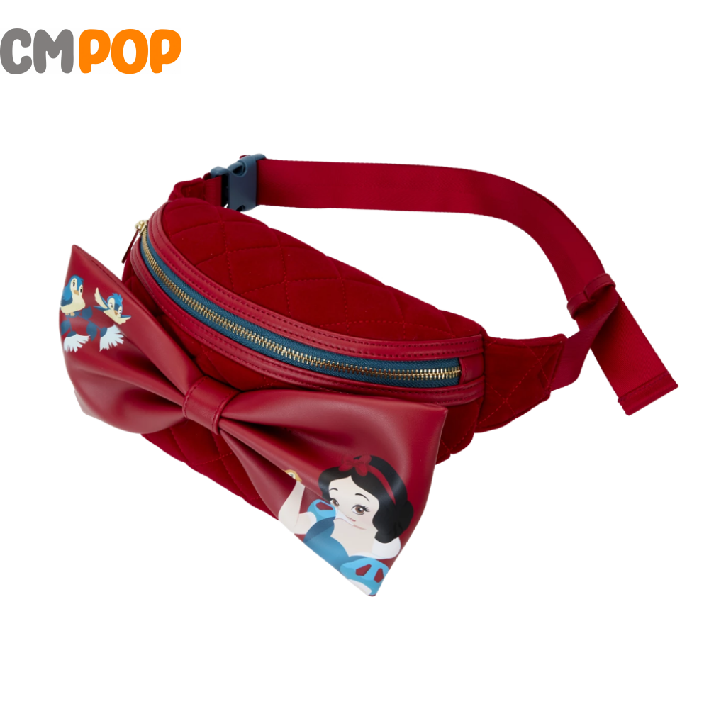 Snow White - Classic Bow Velvet Belt Bag Loungefly
