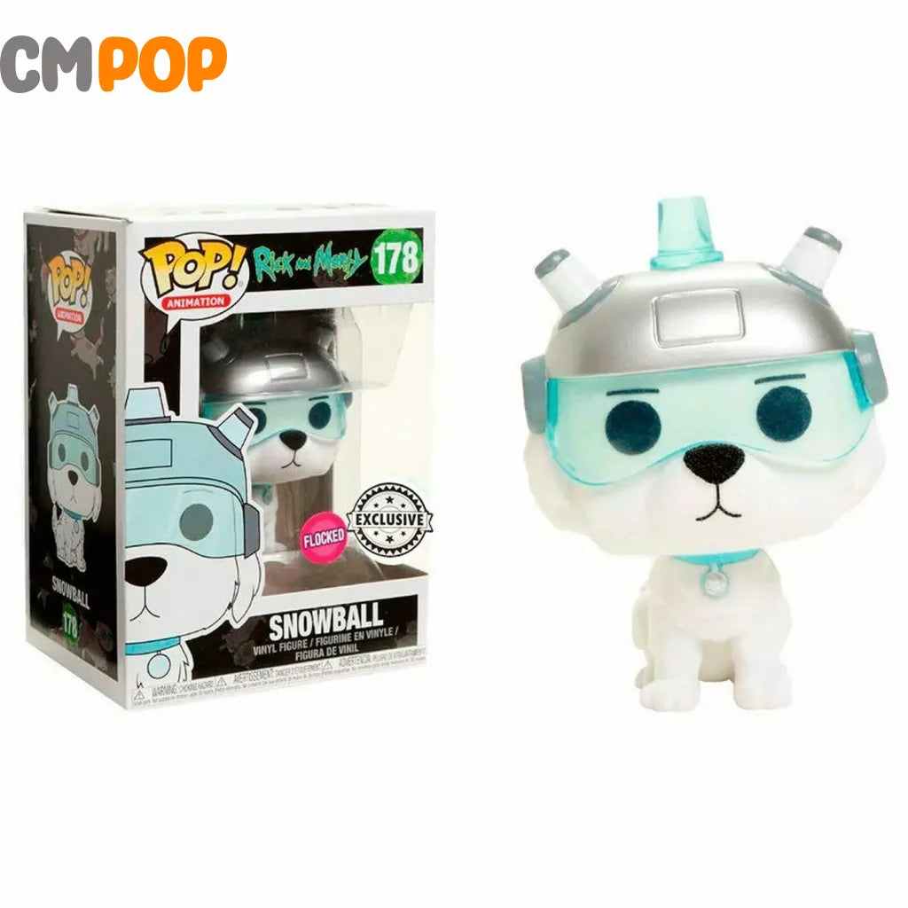 Snowball - #178 Funko Pop! Animation Rick And Morty Flocked Exclusive