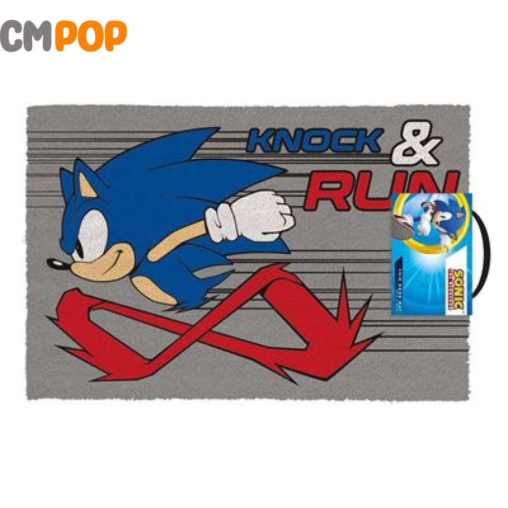 Sonic the Hedgehog - Knock and Run - 60 x 40cm Coir Doormat Home