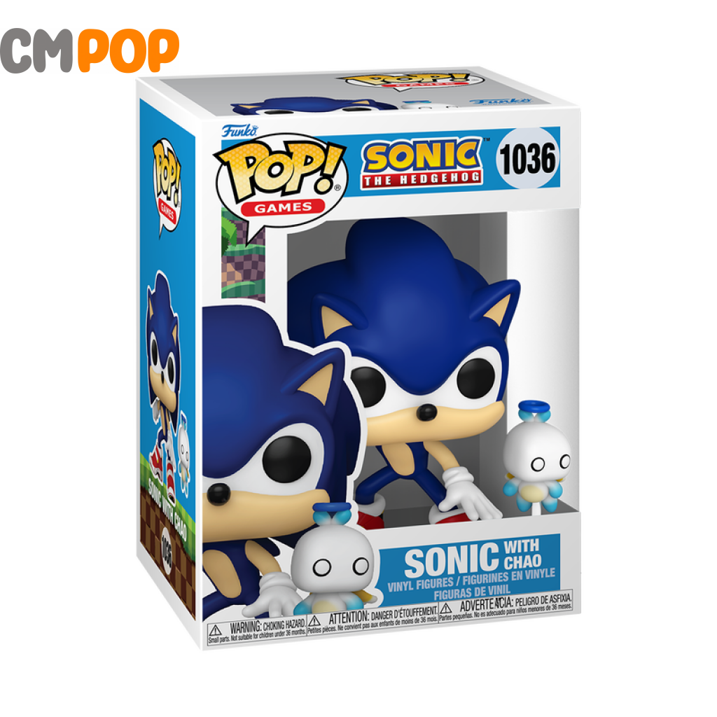 Sonic With Chao - #1036 Funko Pop! Pop And Buddy The Hedgehog