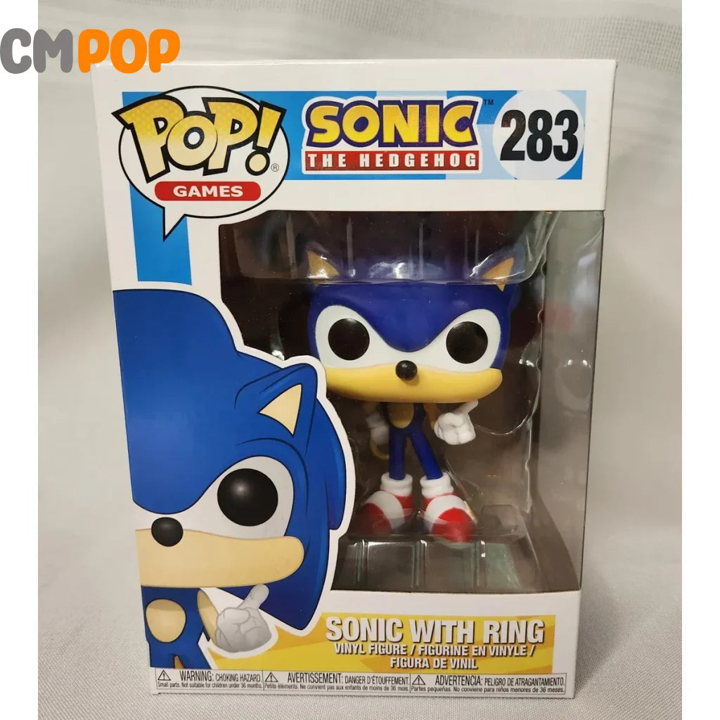 Sonic With Ring - #283 Funko Pop! The Hedgehog Pop