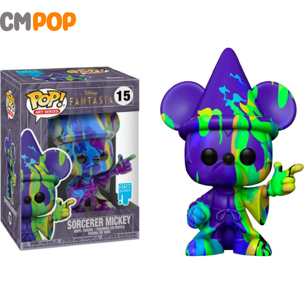 Sorcerer Mickey - #15 - Funko Pop! - Disney Fantasia -Art Series - (In Hard Stack) Funko Pop