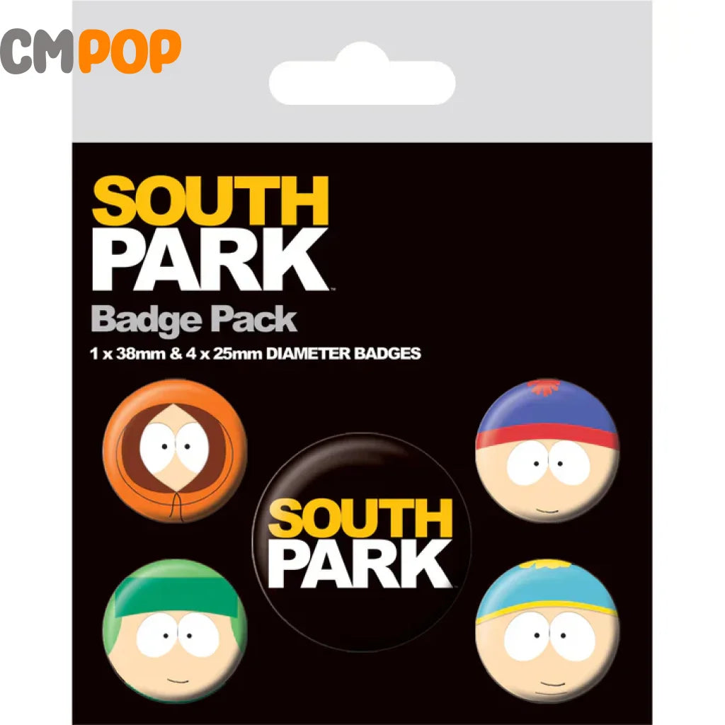 South Park (Faces) Badge Pack Badges