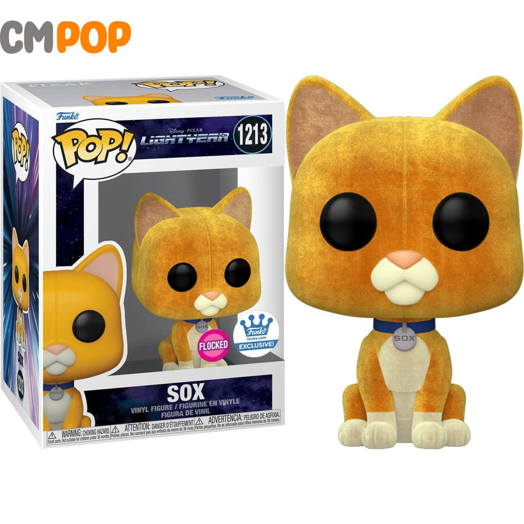 Sox - #1213 - Funko Pop! - Lightyear - Disney Pixar - Flocked - Funko Exclusive Funko Pop