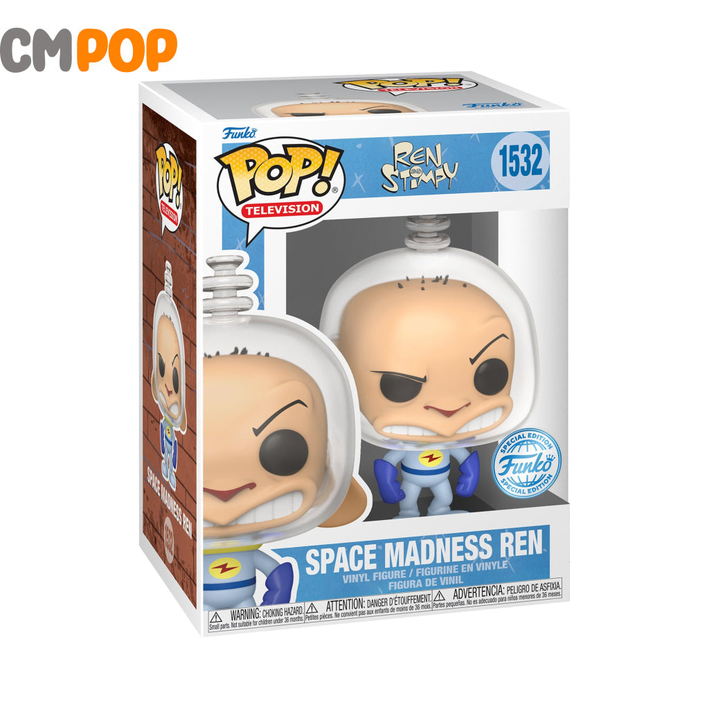 Space Madness Ren - # 1532 Funko Pop! Tv Stimpy Special Edition Pop