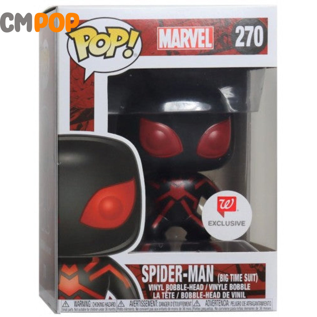 Spider-Man (Big Time Suit) - #270 Funko Pop! Marvel Walgreen Exclusive Pop