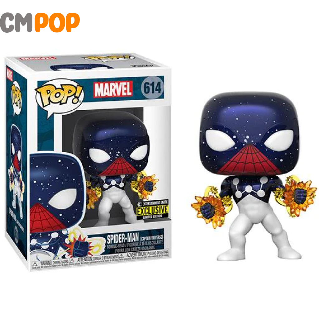 Spider - Man Captain Universe - #614 Funko Pop! Entertainment Earth Exclusive Pop