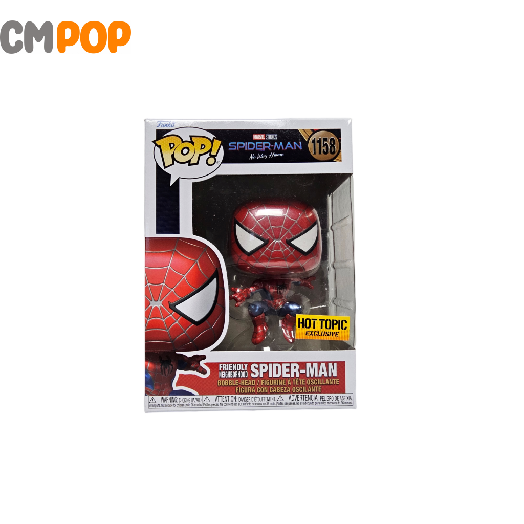Spider-Man Friendly Neighborhood - #1158 Marvel Hot Topic Exclusive Funko Pop