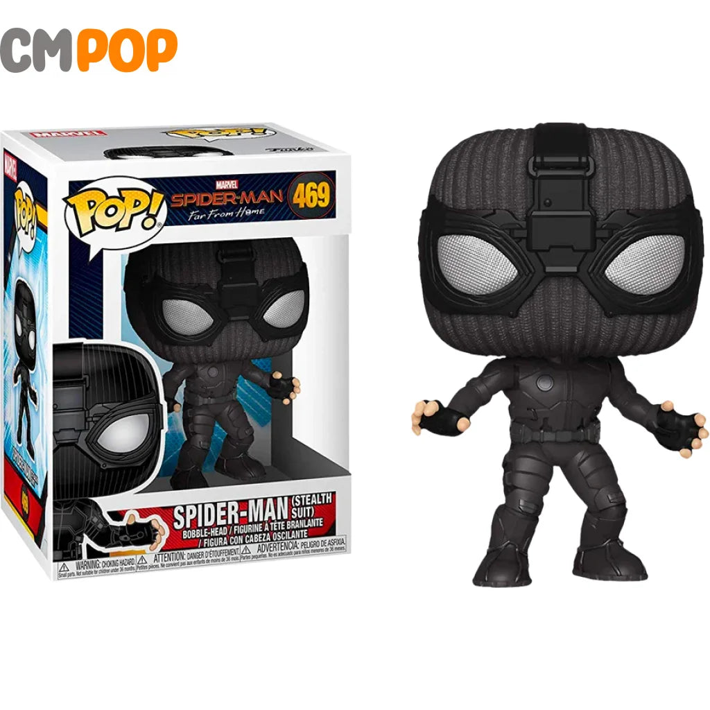Spider-Man Stealth Suit- #469 - Funko Pop! Marvel Spiderman Far From Home Pop