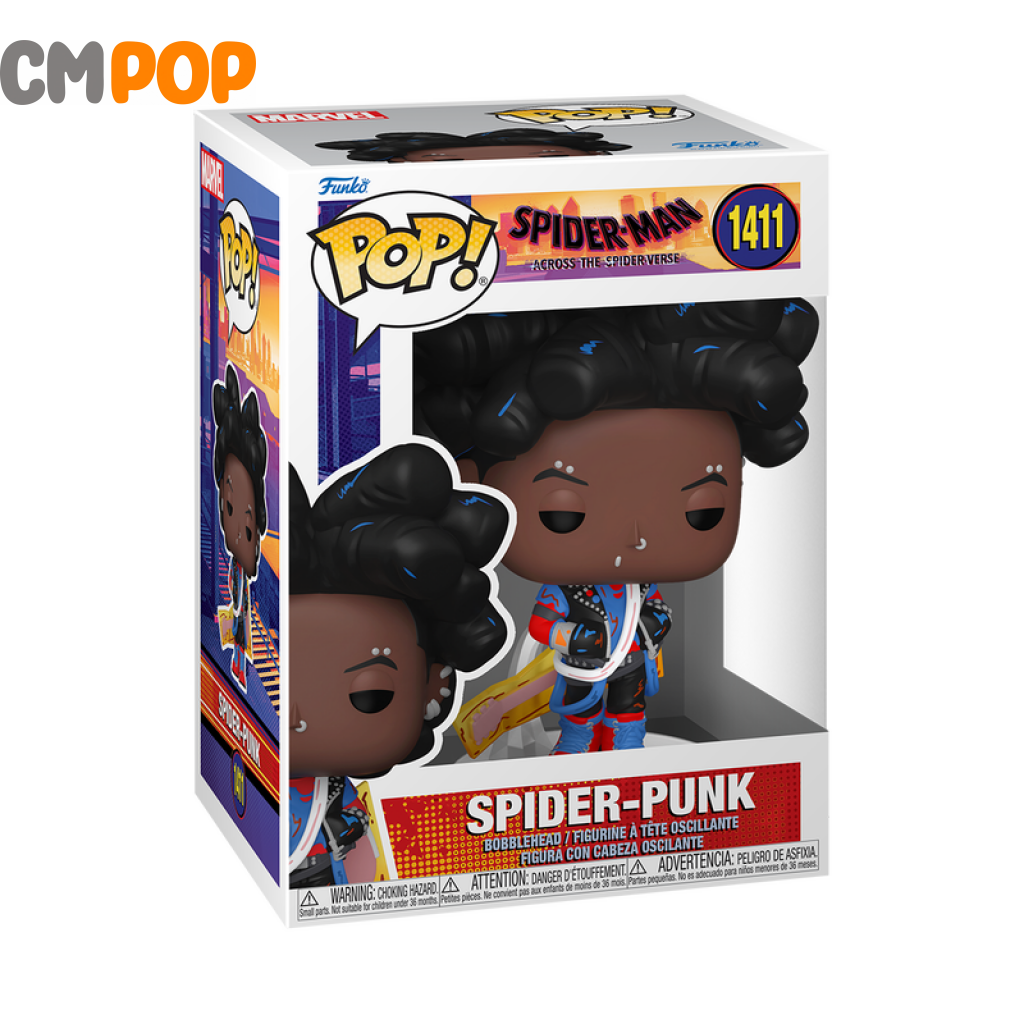 Spider-Punk - #1411 Funko Pop! Spider Man Marvel Pop