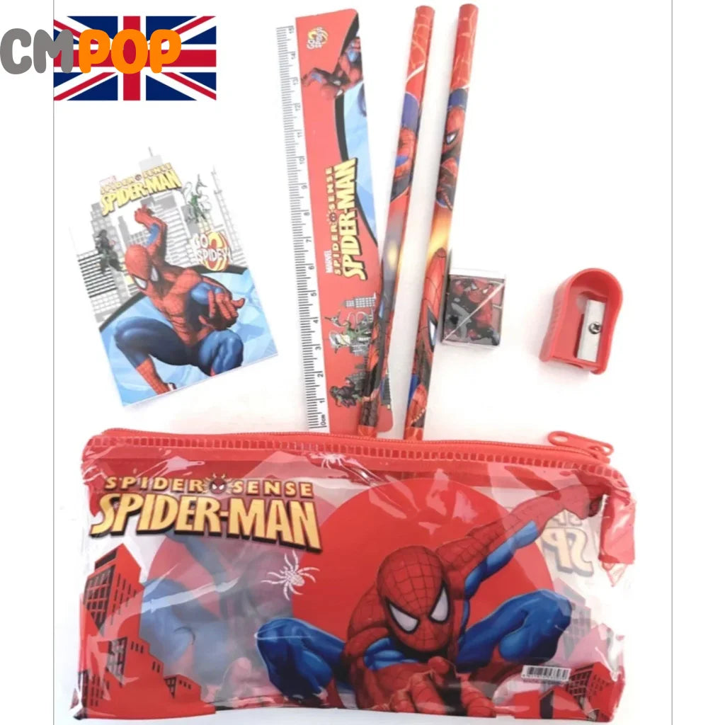Spiderman - 7 piece Stationary Set Pen