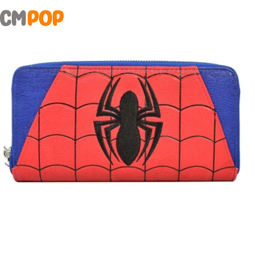 Spiderman Logo Zip Around Wallet - Marvel Loungefly
