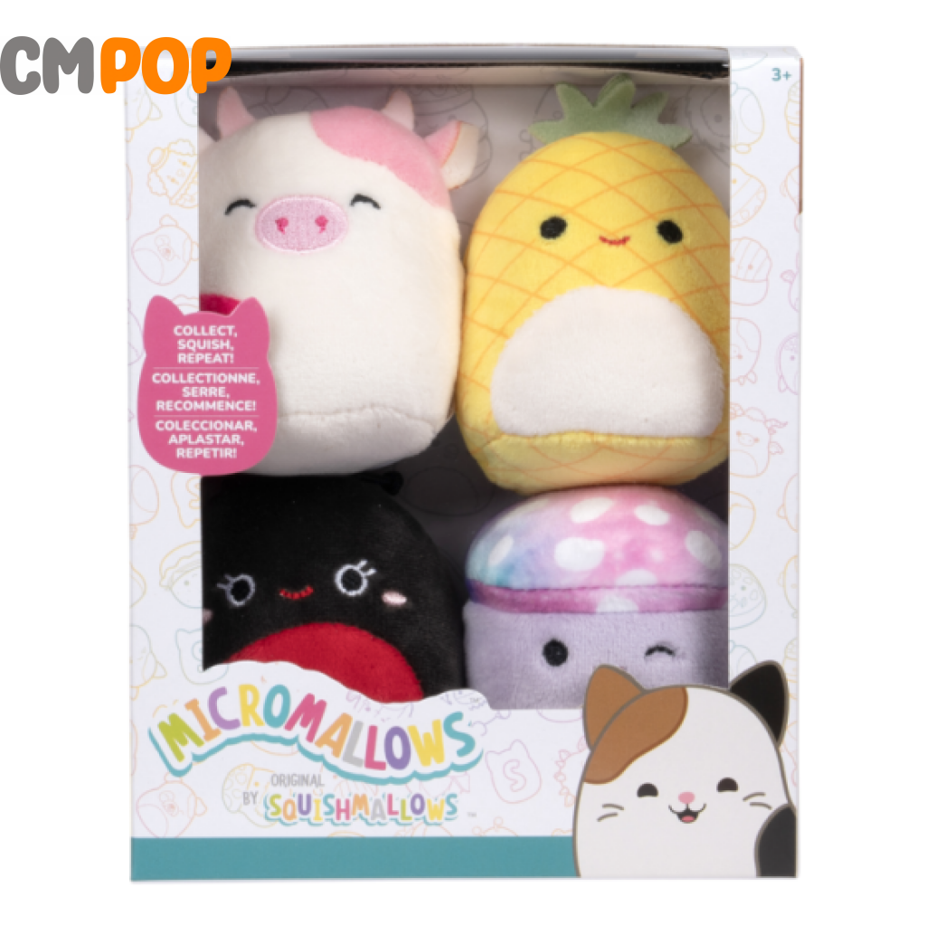 Squishmallows - 2.5in Micromallows 4Pk Plush Squishmallows