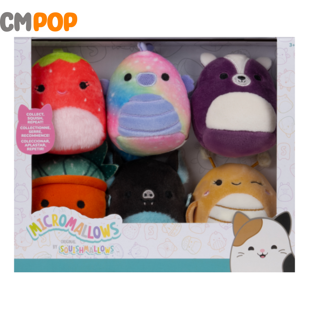 Squishmallows - 2.5in Micromallows 6 Pk Plush Squishmallows