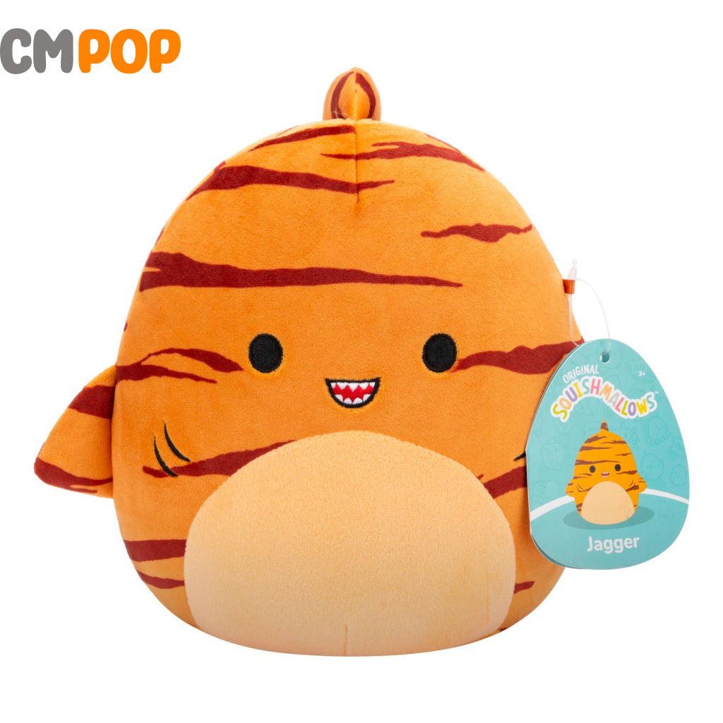 Squishmallows - 7.5 Inch Jagger The Tiger Shark Squishmallows