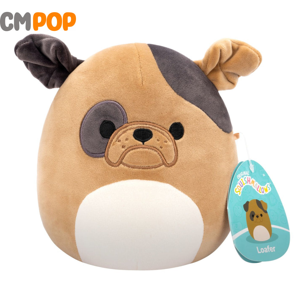 Squishmallows - 7.5 Inch Loafer The Brown Bulldog Squishmallows