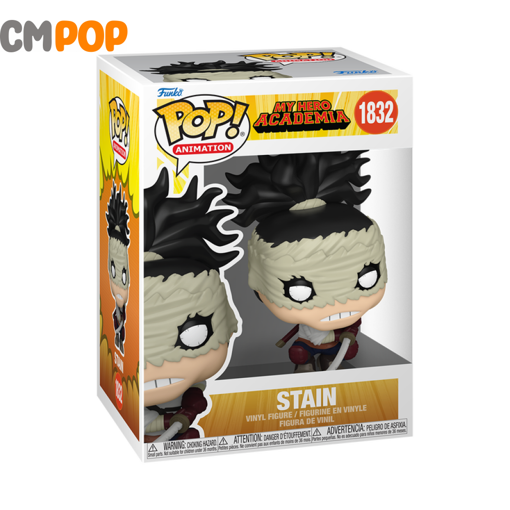 Stain - #1832 - Funko Pop! - Plus Animation - My Hero Academia Funko Pop