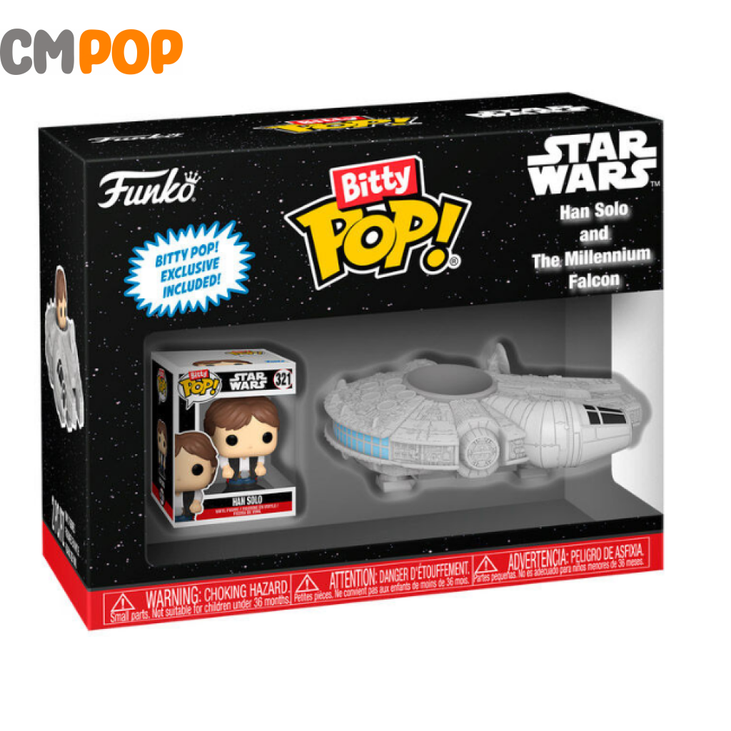 Star Wars Han Solo And The Millennium Falcon - Bitty Funko Pop! Pop Ride