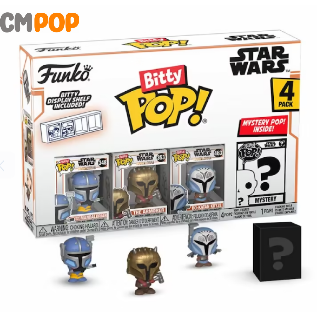 Star Wars Heavy Mandalorian - Bitty Pop 4 Pack Pop! Funko