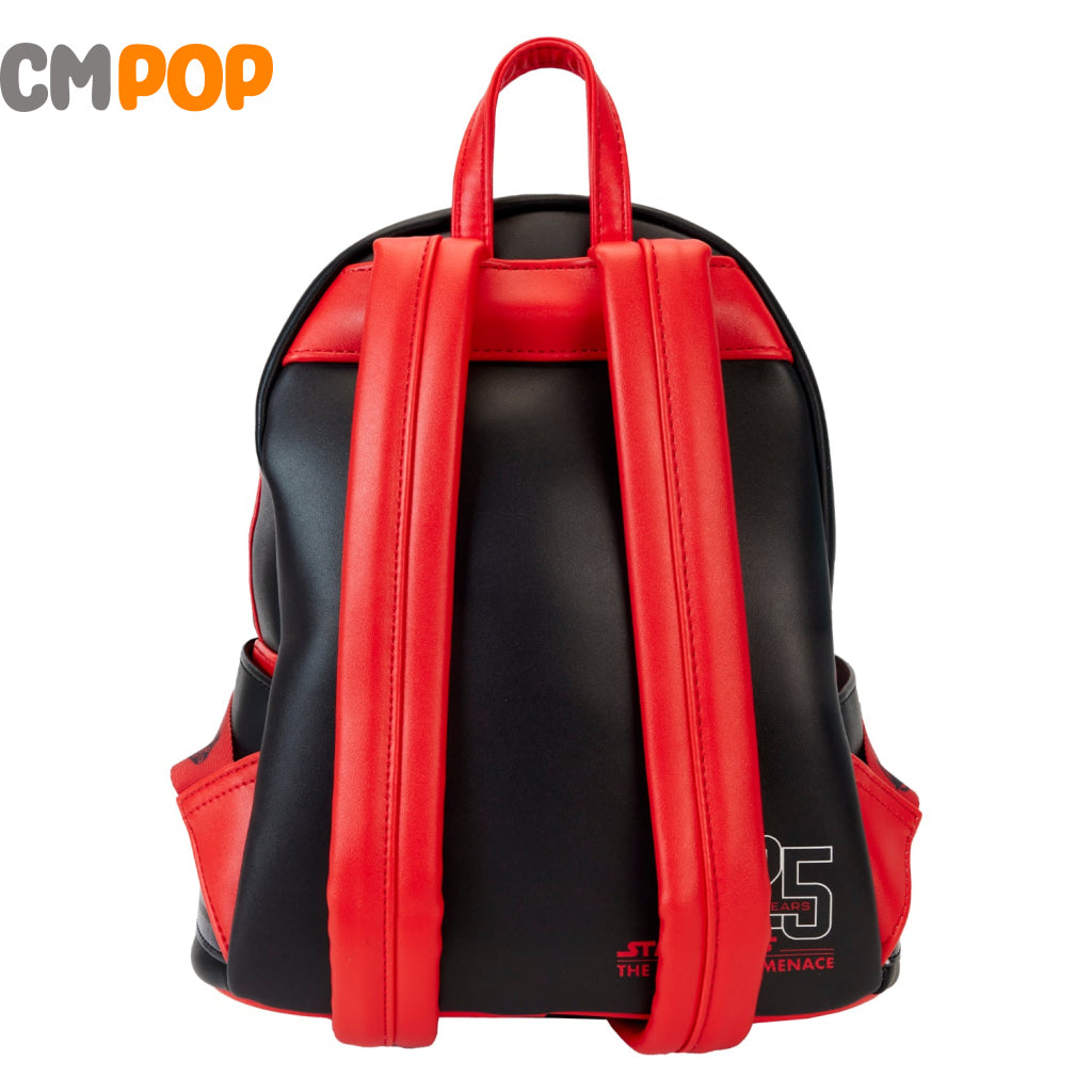 Star Wars Phantom Menace - 25Th Darth Maul Detachable Hood Cosplay Mini Backpack Wars Loungefly