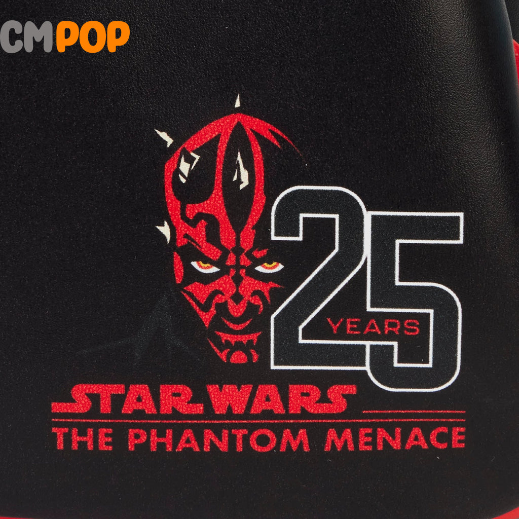 Star Wars Phantom Menace - 25Th Darth Maul Detachable Hood Cosplay Mini Backpack Wars Loungefly