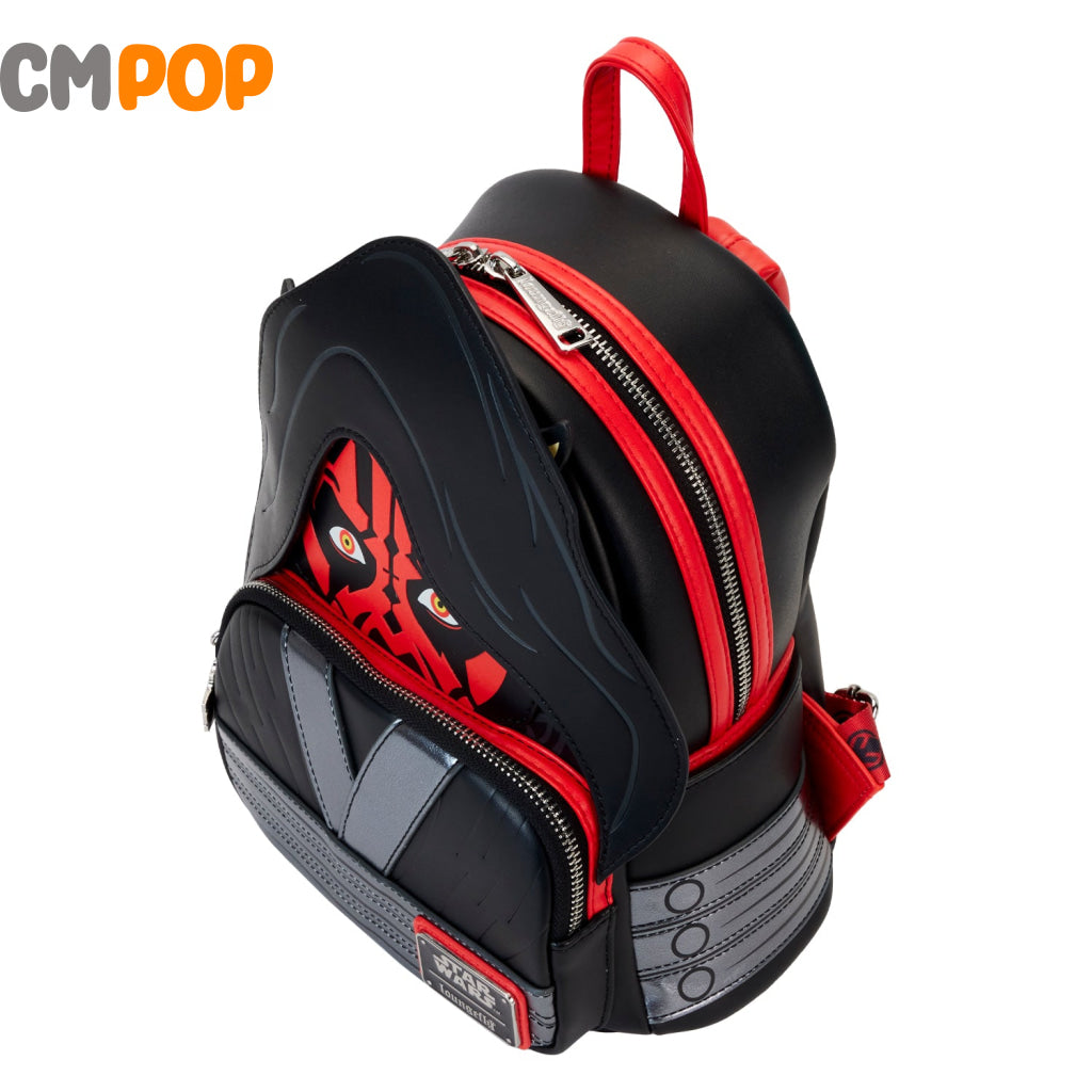 Star Wars Phantom Menace - 25Th Darth Maul Detachable Hood Cosplay Mini Backpack Wars Loungefly