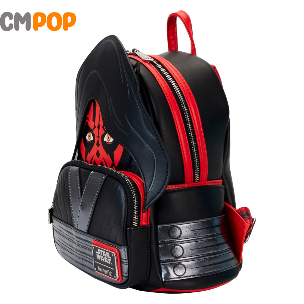 Star Wars Phantom Menace - 25Th Darth Maul Detachable Hood Cosplay Mini Backpack Wars Loungefly
