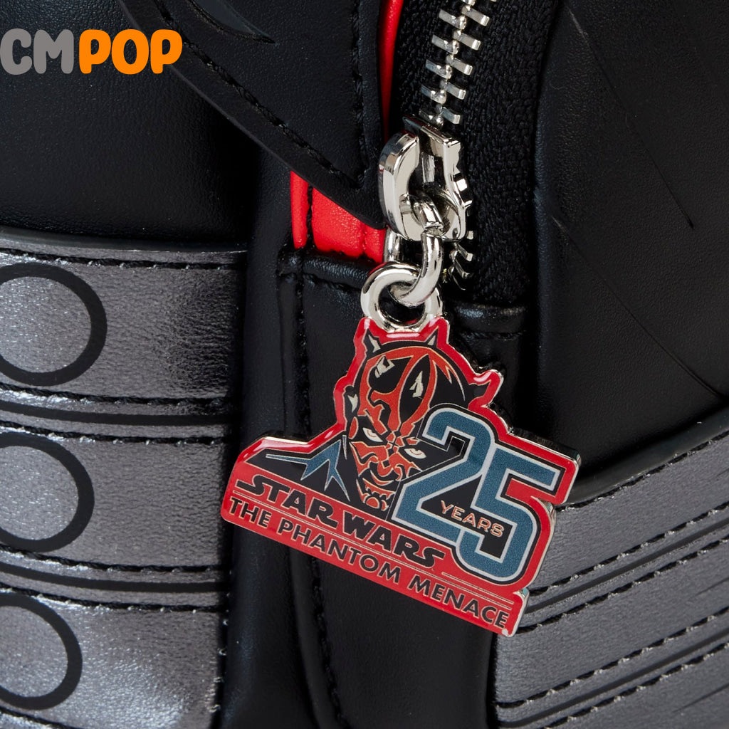 Star Wars Phantom Menace - 25Th Darth Maul Detachable Hood Cosplay Mini Backpack Wars Loungefly