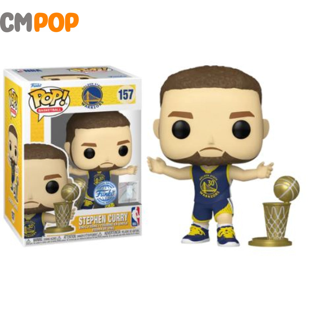 Funko POP! NBA ステフィン・カリー チャンピオンver. #157 Stephen Curry With Trophy - #157 - Funko Pop! - NBA - Special Edition