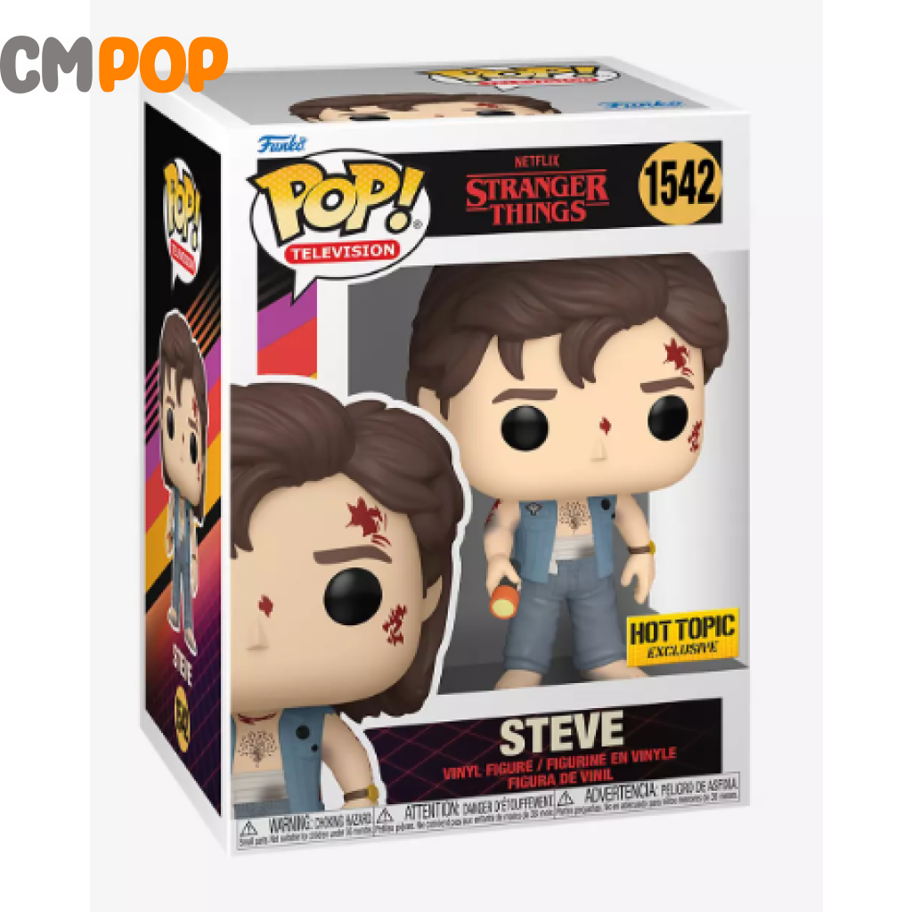 Steve - #1542 Funko Pop! Pop Television Stranger Things Hot Topic Exclusive