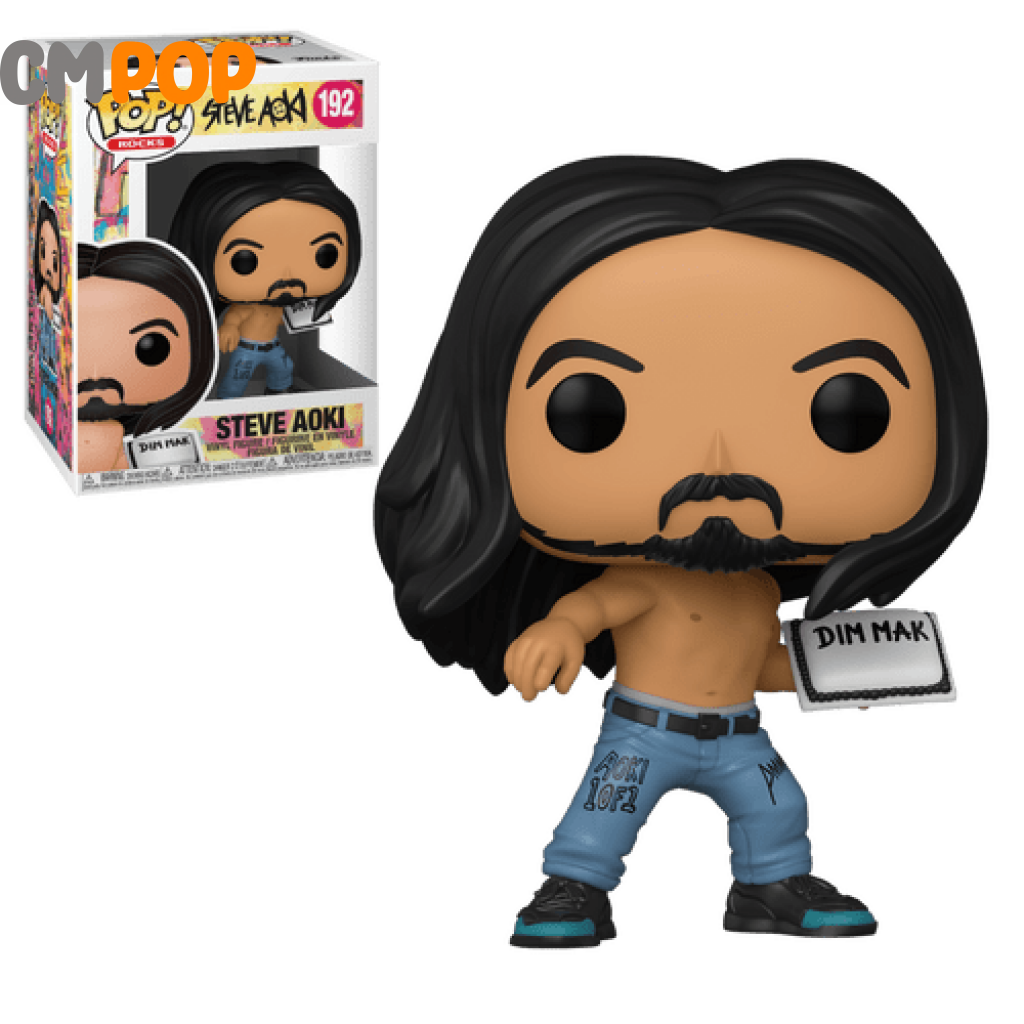 Steve Aoki - #192 - Funko Pop! - Pop Rocks - Steve Aoki Funko Pop